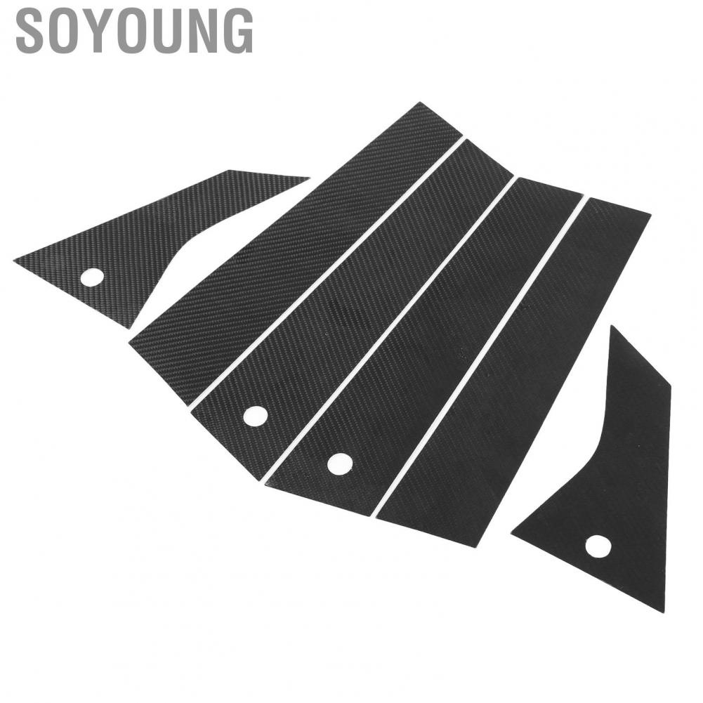 Soyoung Door Window Pillar  Abrasion Resistant C Post Trim High Toughness for Car Accessories