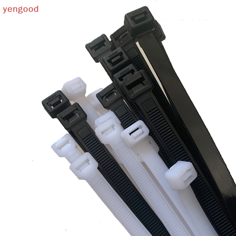 Set 100 Dây nylon Buộc Cáp Tự Khóa Kích Thước 3X200 Chuyên Dụng