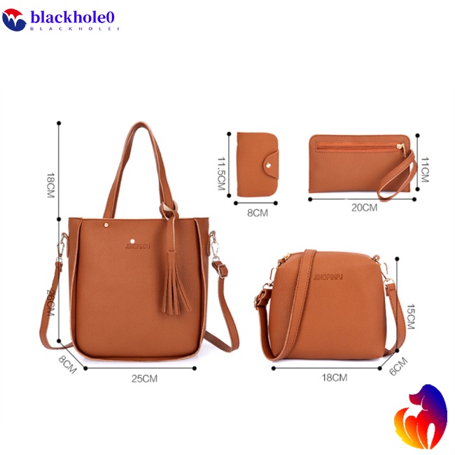 Bộ 4 Túi Đựng Điện Thoại / Máy Tính Bảng Họa Tiết Vỏ Quả Vải Có Khóa Kéo Chống Mòn Cho Mẹ Và Bé