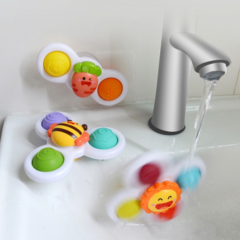 Set 3 Con Quay Đồ Chơi Fidget Spinner MàU SắC NgẫU Nhiên GiúP GiảM Stress Cho Trẻ Em
