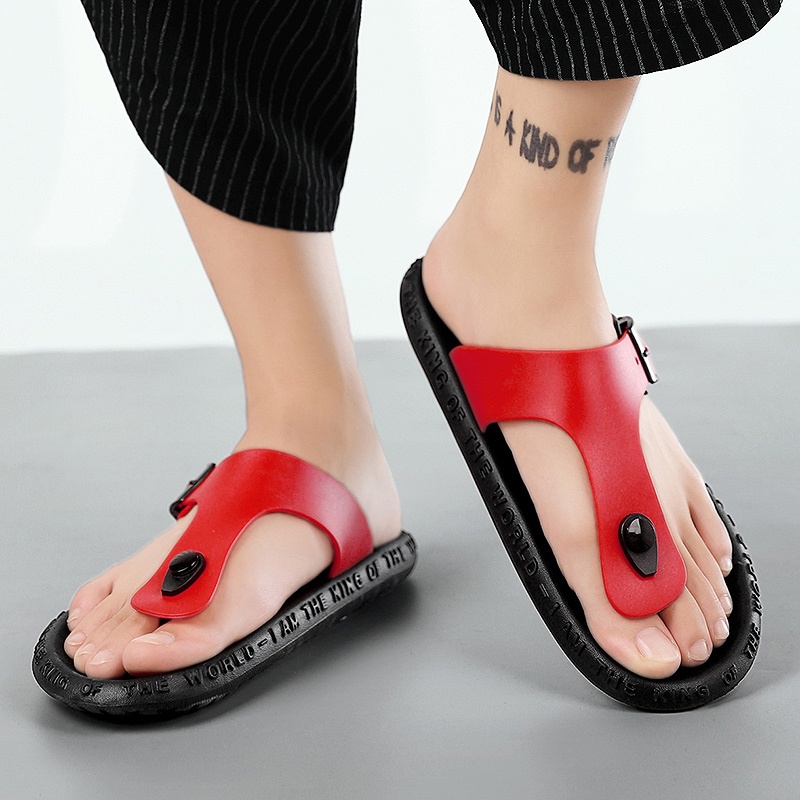 Thời trang dép tông dép rencho không thấm nước dép dép nam sandal dép đi biển dép đúc quai ngang đep nam