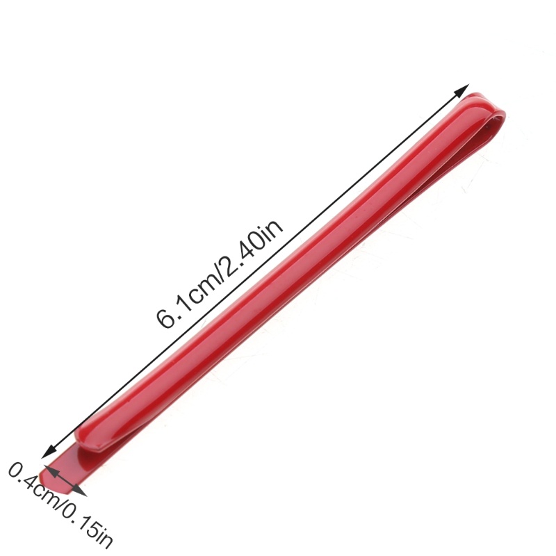 Kẹp Tóc Kim Loại Màu Đỏ Dùng Hóa Trang Độc Đáo