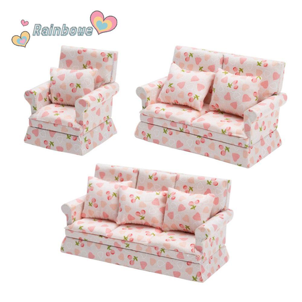 Ghế Sofa Mềm Mini Tỉ Lệ 1: 12 Trang Trí Nhà Búp Bê