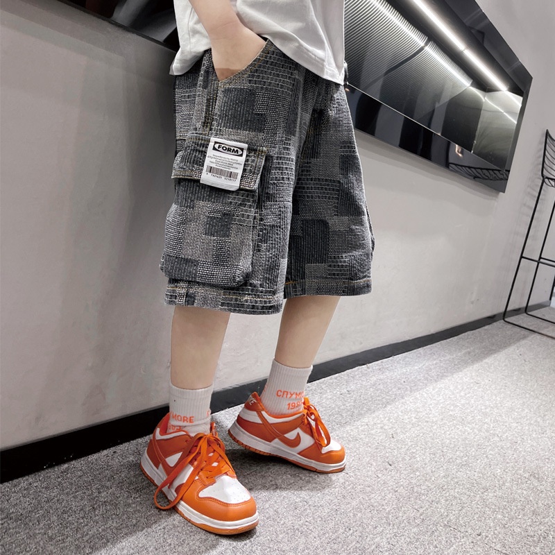 Quần Jeans Lửng Thời Trang Dành Cho Bé Trai