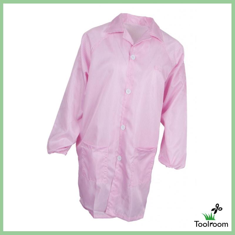 Áo Khoác ESD-Safe Chống Tĩnh Điện Màu Hồng