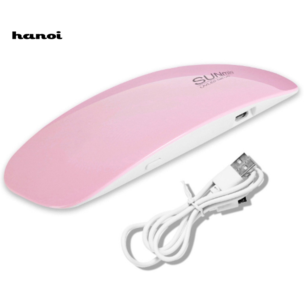 1 Bộ Đèn Led UV 6 Bóng Nhanh Khô Dùng Để Hong Khô Sơn Móng Tay