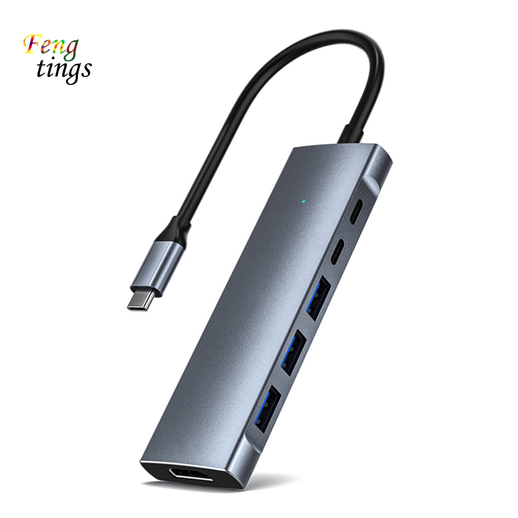Đế Chia Cổng Type-C Sang HDMI 4K USB3.0 9 Trong 1 Chất Lượng Cao