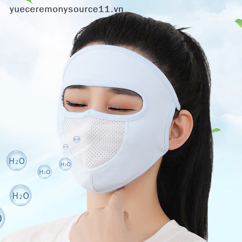 Khẩu Trang Chống Tia UV Bằng Lụa Dùng Khi Đi Xe Đạp / Xe Máy