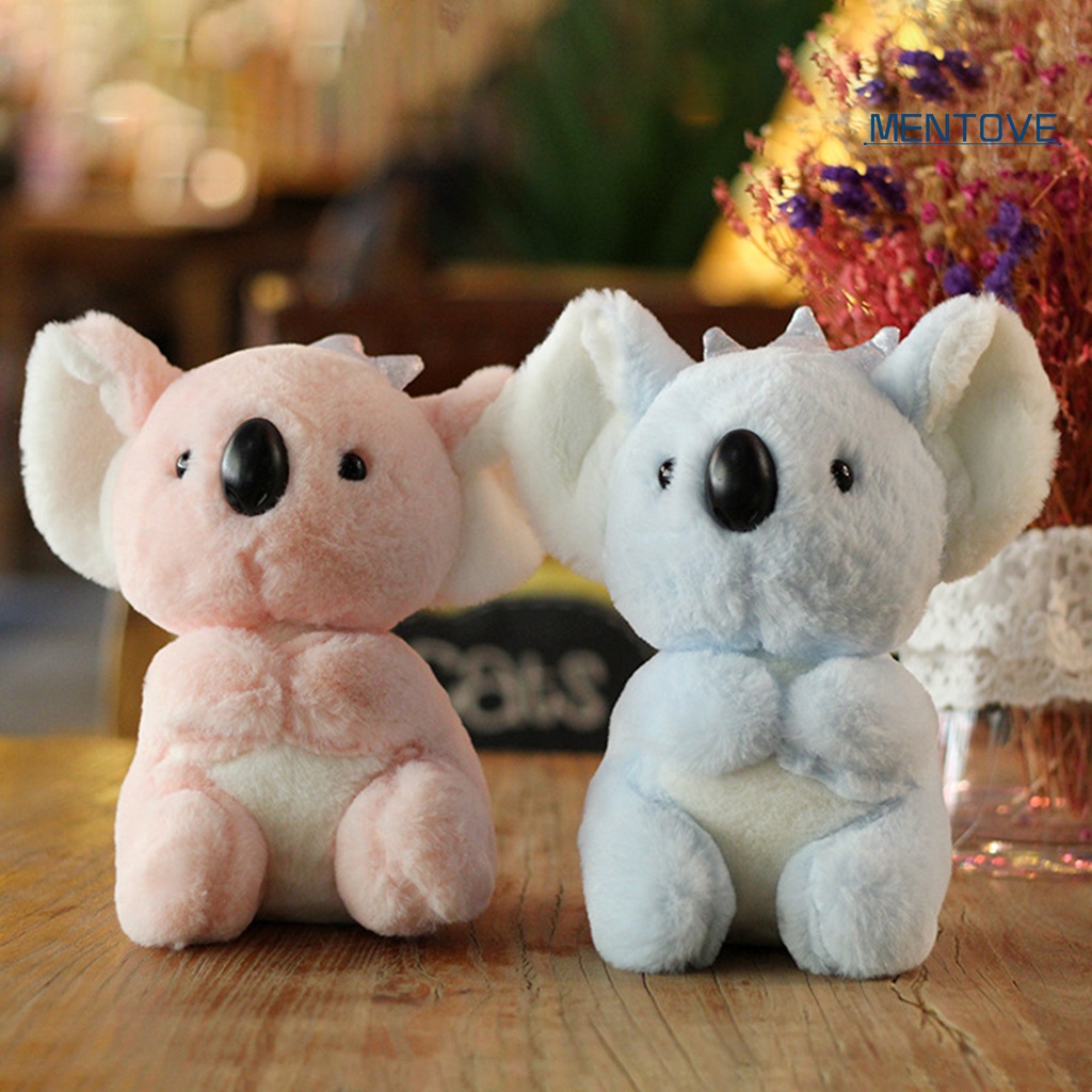 [MT] Thú Nhồi Bông Hình Gấu Koala Đeo Vương Miện Bằng Cotton PP Cảm Ứng Sống Động Thoải Mái