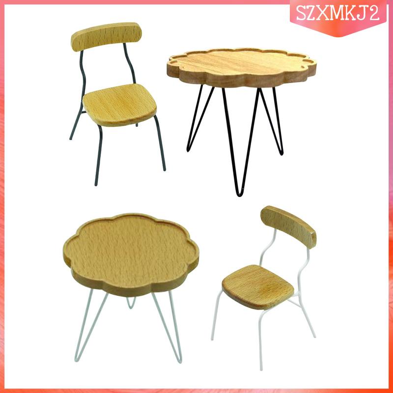 Mô Hình Phòng Khách Bằng Gỗ 1: 12 Trang Trí Nhà Búp Bê 2