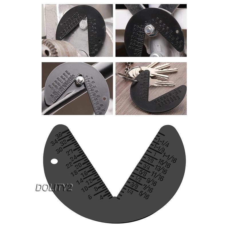 [Dolity2] Dụng Cụ Đai Ốc Vít Trọng Lượng Nhẹ G1 / 8 2 g13 / 8 Kiểm Tra Kích Thước Gỗ