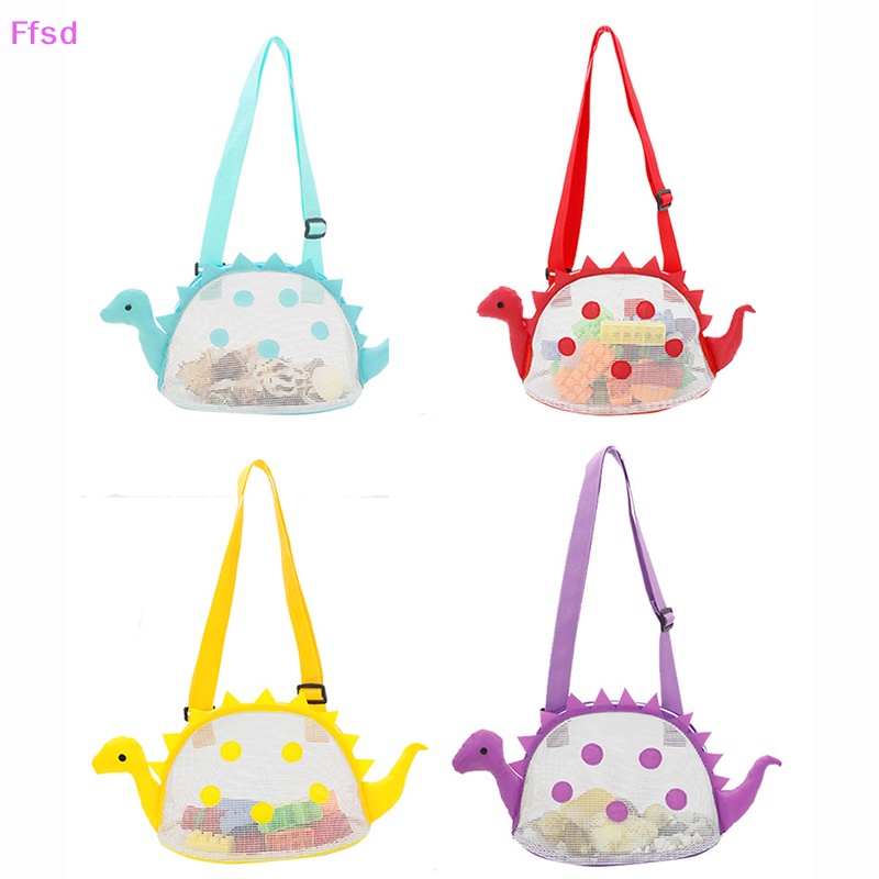 {Ffsd} Túi Lưới Đựng Đồ Chơi Đi Biển Ngoài Trời Cỡ Lớn Hình Khủng Long Màu Sắc Dành Cho Trẻ Em * Bán Chạy