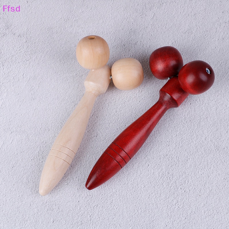 {Ffsd} Thanh Lăn Mát Xa Mặt / Mắt Bằng Gỗ Giúp Thư Giãn Giảm Béo Tiểu Học * Bán Chạy