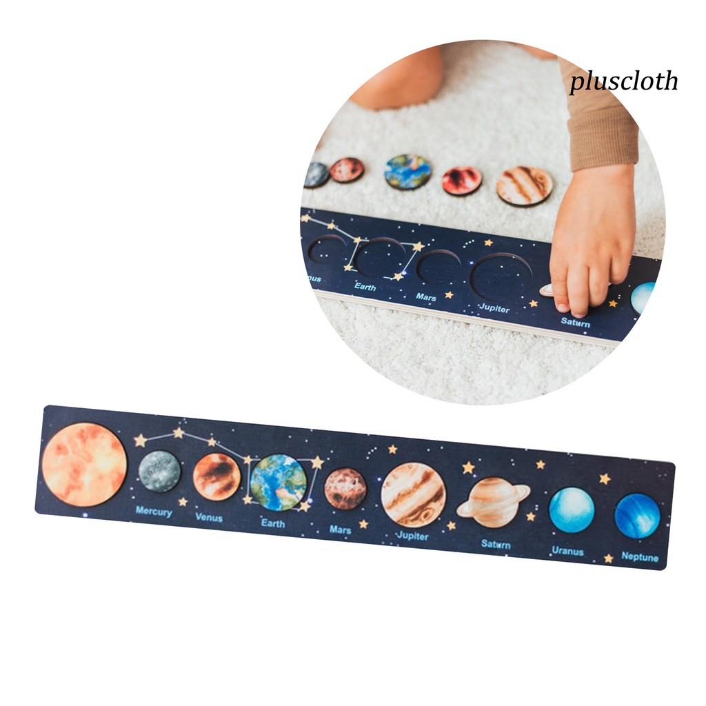 Đồ Chơi Xếp Hình 3D 9 Hành Tinh Hệ Mặt Trời Bằng Gỗ Nhiều Màu Sắc Giáo Dục Nhận Thức Cho Trẻ Mẫu Giáo