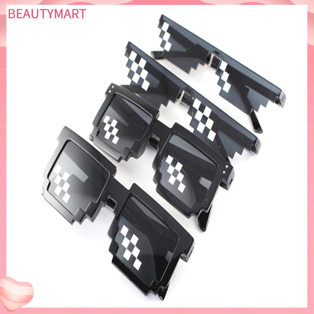 [beautymart] Kính Mát Thời Trang Thug Life Pixelated Dùng Làm Đạo Cụ Chụp Ảnh Tiệc Tùng