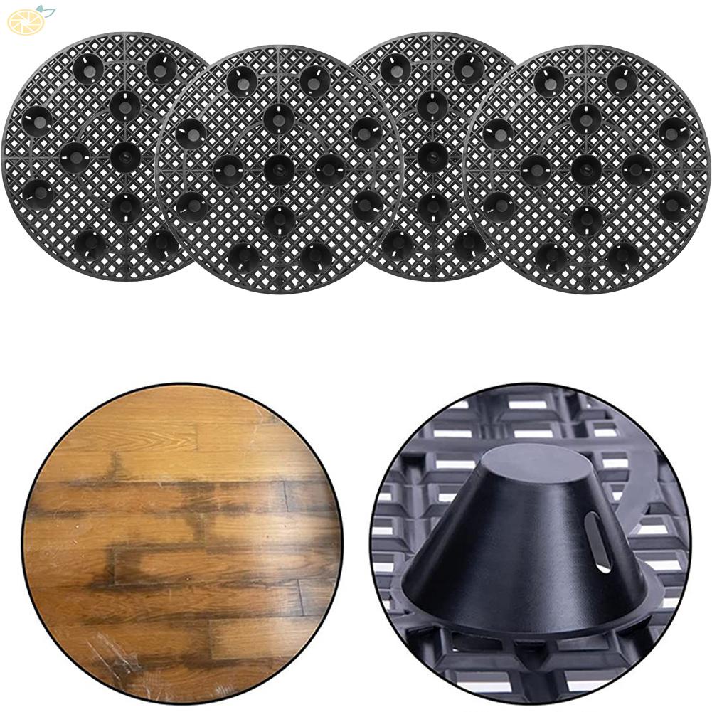 【VARSTR】Plant Stands Versatile 12Inch Accessories Black Decor Dia 30cm Plastic