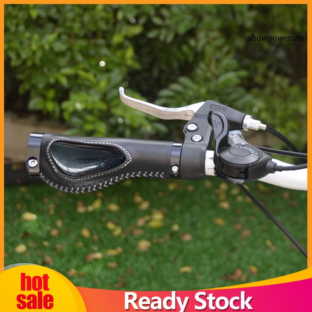 Set 2 Bọc Tay Lái Xe Đạp Leo Núi Bằng Da Bò Chống Trượt Thoải Mái