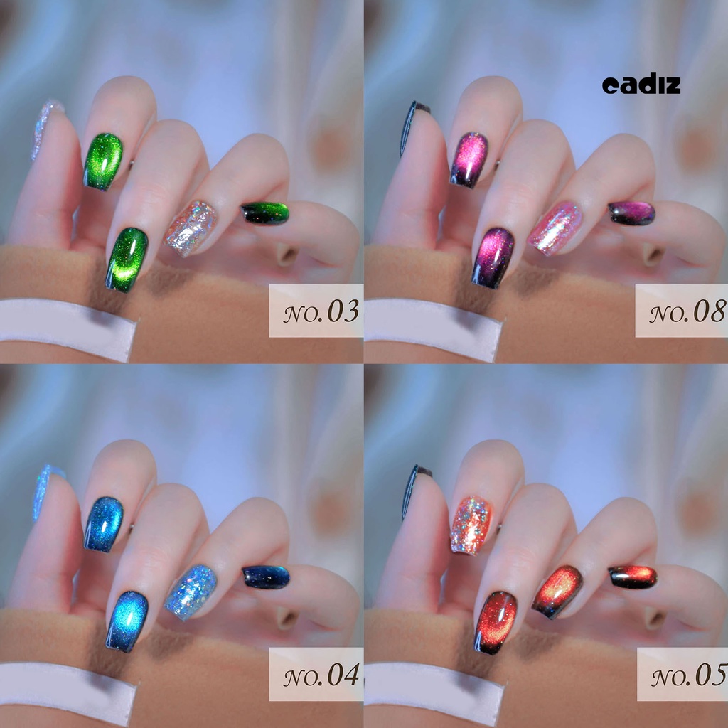 Sơn Móng Tay Gel UV Nhanh Khô Tạo Hiệu Ứng Mắt Mèo Lấp Lánh 8g