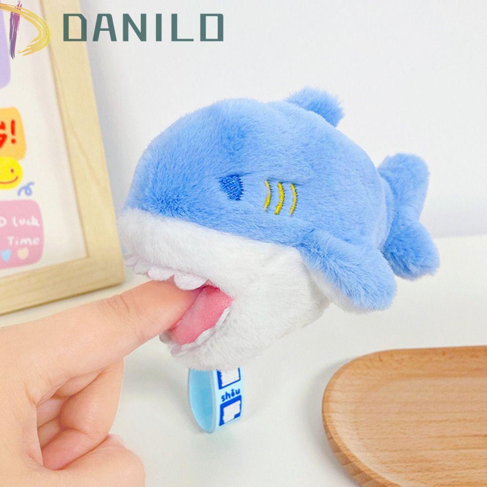 Móc Khóa Hình Cá Mập Nhồi Bông Hoạt Hình Đáng Yêu