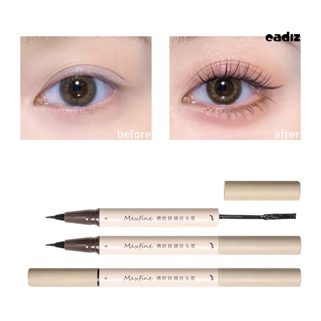 Bút Kẻ Mắt Dạng Lỏng Kiêm Mascara Hai Đầu Không Thấm Nước Và Mồ Hôi Dễ Sử Dụng