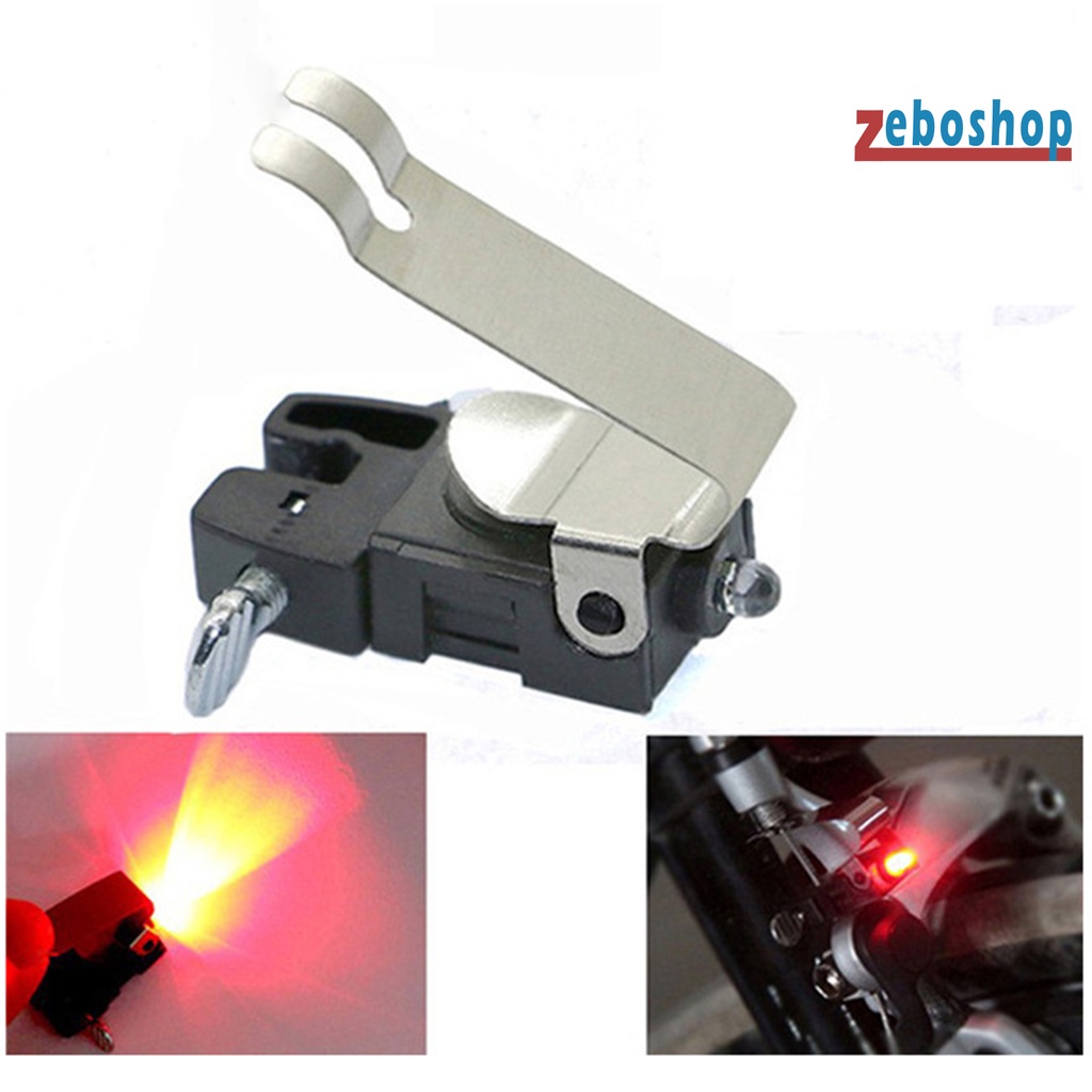 Đèn LED Phanh Xe Đạp Bằng Nhựa Siêu Sáng Màu Đỏ