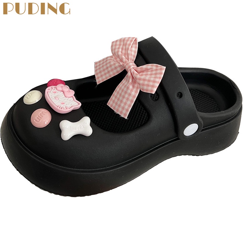 Hellokitty Dép Đế Dày Mềm Mại Chống Trượt Họa Tiết Hoạt Hình Dễ Thương