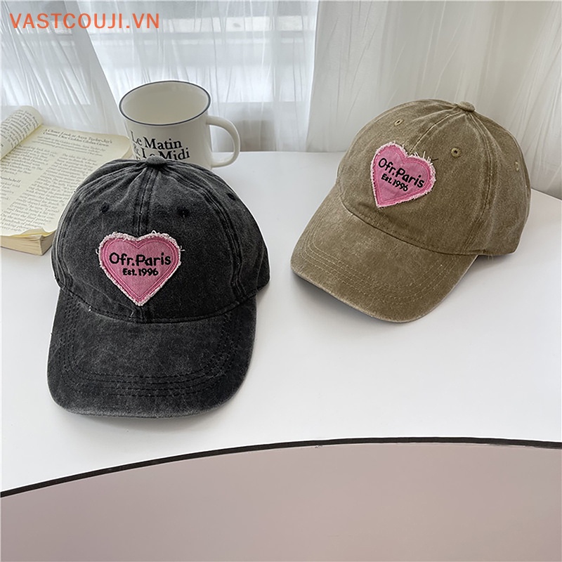 Mũ Lưỡi Trai Chất Liệu Cotton Mềm Thêu Chữ Phong Cách Hiphop Thời Trang Cho Nam Nữ