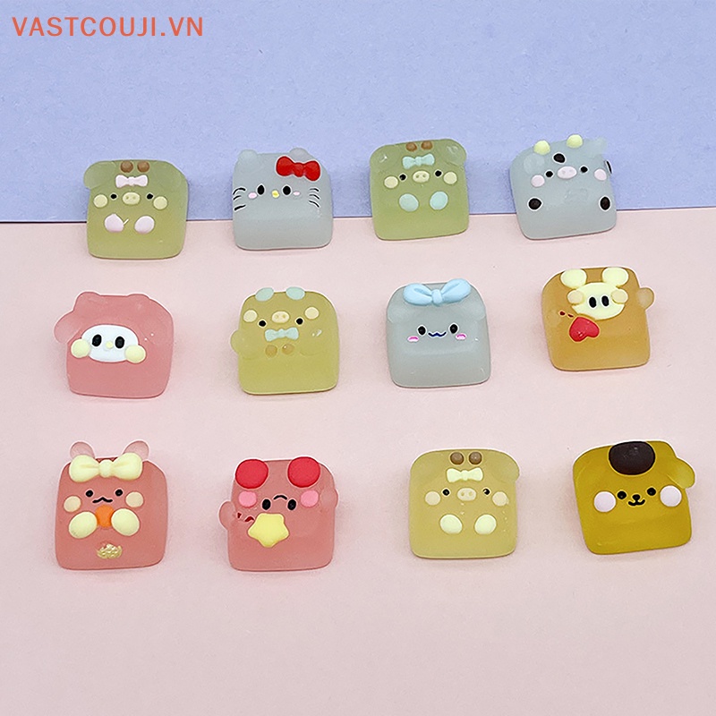 Set 10 Kẹp Tóc Nhựa Hình Cinnamoroll Dễ Thương