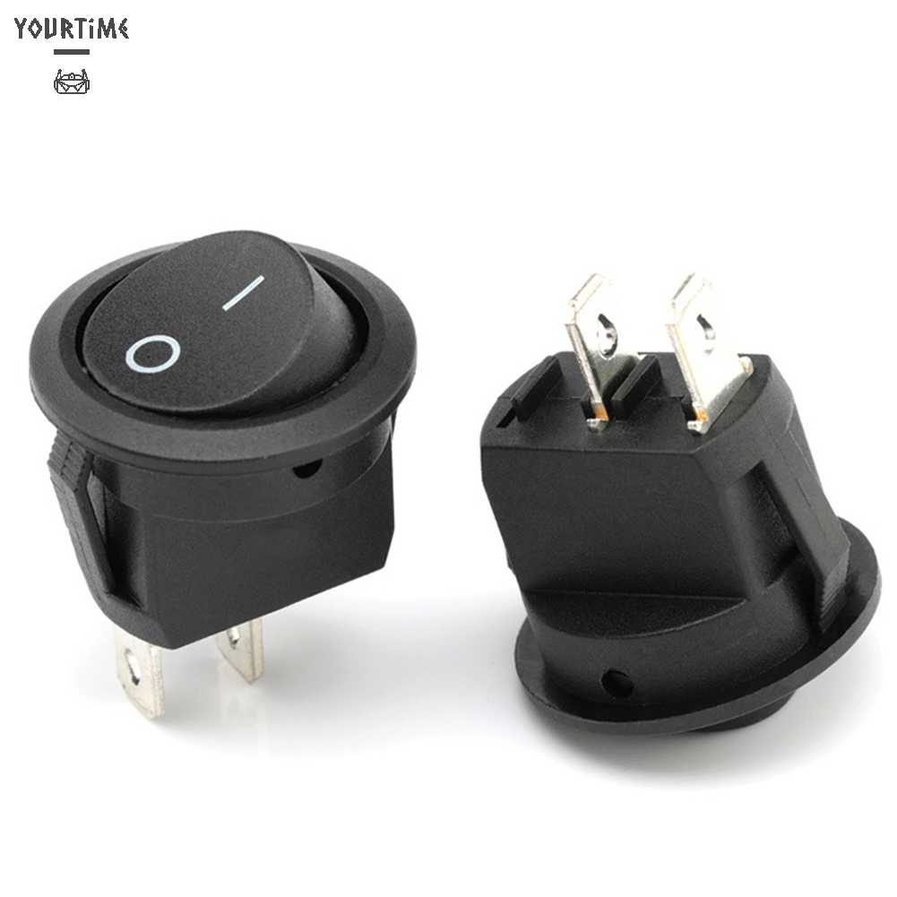 Set 5 Công Tắc Tròn DC12V-24V Cho Xe Ô Tô