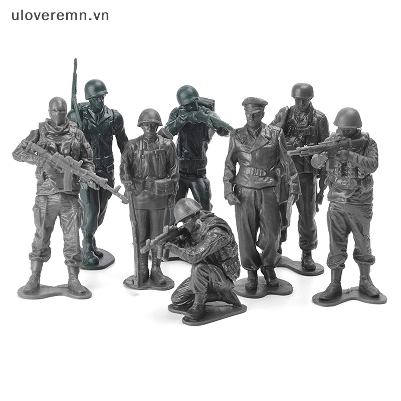 Bộ 8 Mô Hình Chiến Binh Tỉ Lệ 1 / 18 4D