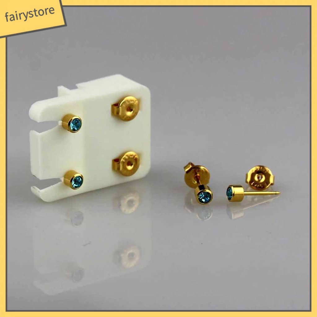 Set 12 Đôi Khuyên Tai Đính Đá Thời Trang Dành Cho Nữ