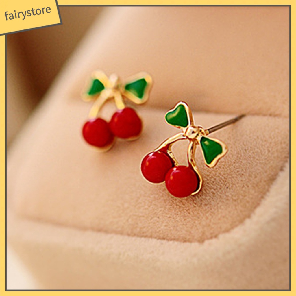 [FRO] Set 2 Khuyên Tai Dạng Hạt Xỏ Màu Vàng Kim Trang Trí Phòng Trang Điểm