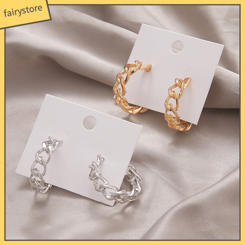 [FRO] Bông Tai Rỗng Trang Trí Retro Gothic Dành Cho Nữ