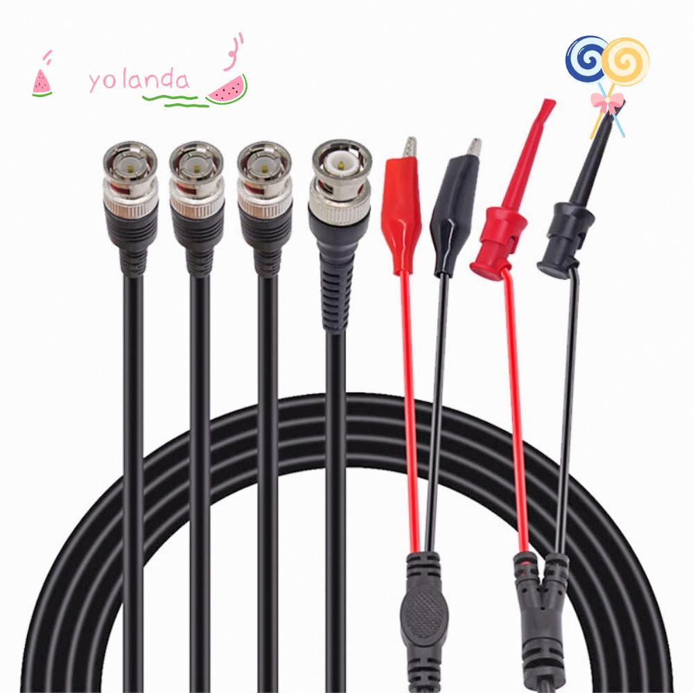 Bộ 3 Đầu Dò Thử Nghiệm BNC Sang BNC Kẹp Cá Sấu Chuyên Dụng