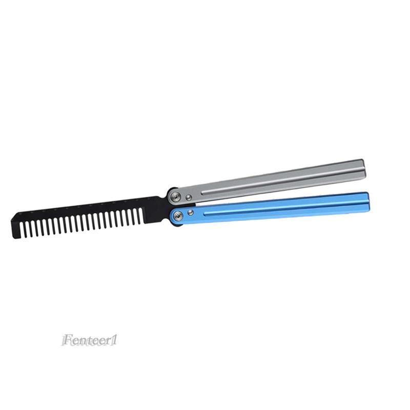 Lược Gấp Chải Tóc Fenteer1 Bằng Kim Loại Dùng Trong Nhà Và Ngoài Trời