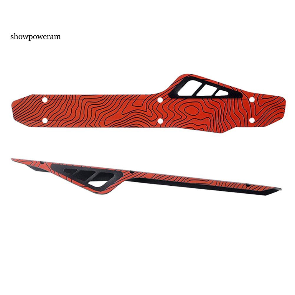 Miếng Dán Bảo Vệ Dây Xích Xe Đạp Kèm 3 Dây Đeo Tiện Dụng