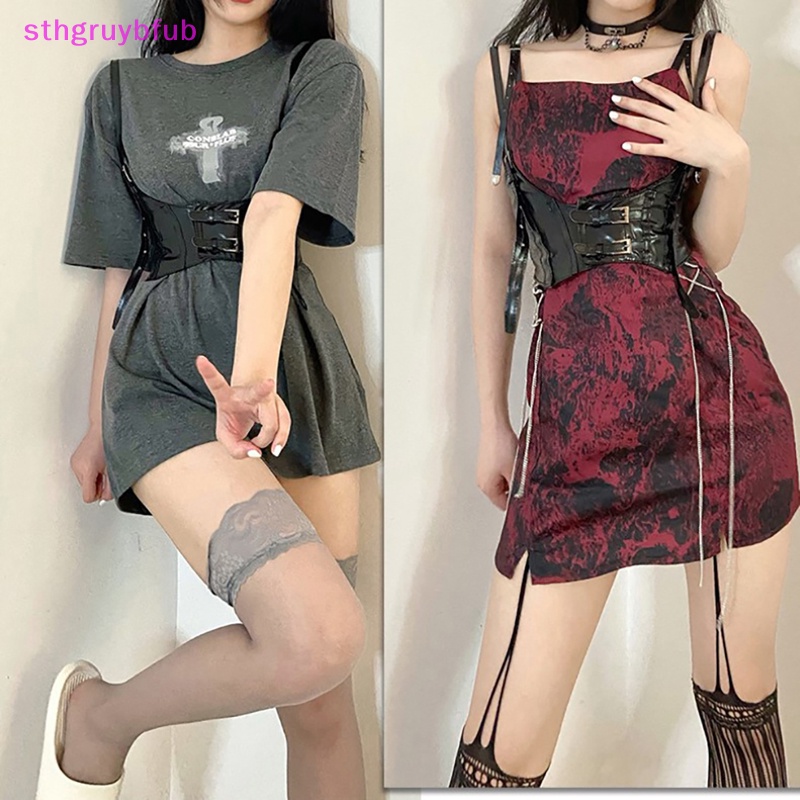 Đai Nịt Bụng Bằng Da Co Dãn Gợi Cảm Cho Nữ