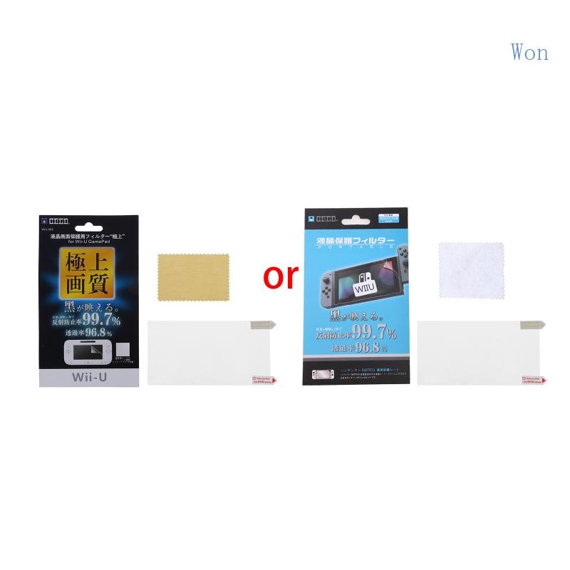 Phim Dán Bảo Vệ Bề Mặt LCD Trong Suốt Cho Tay Cầm Chơi Game Wii U WiiU