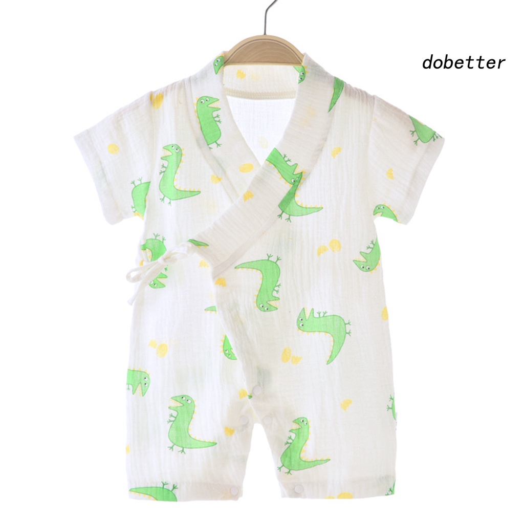 Bộ Áo Liền Quần Tay Ngắn Co Giãn Tốt Thoáng Khí Phong Cách Nhật Bản Thời Trang Mùa Hè Cho Bé Sơ Sinh
