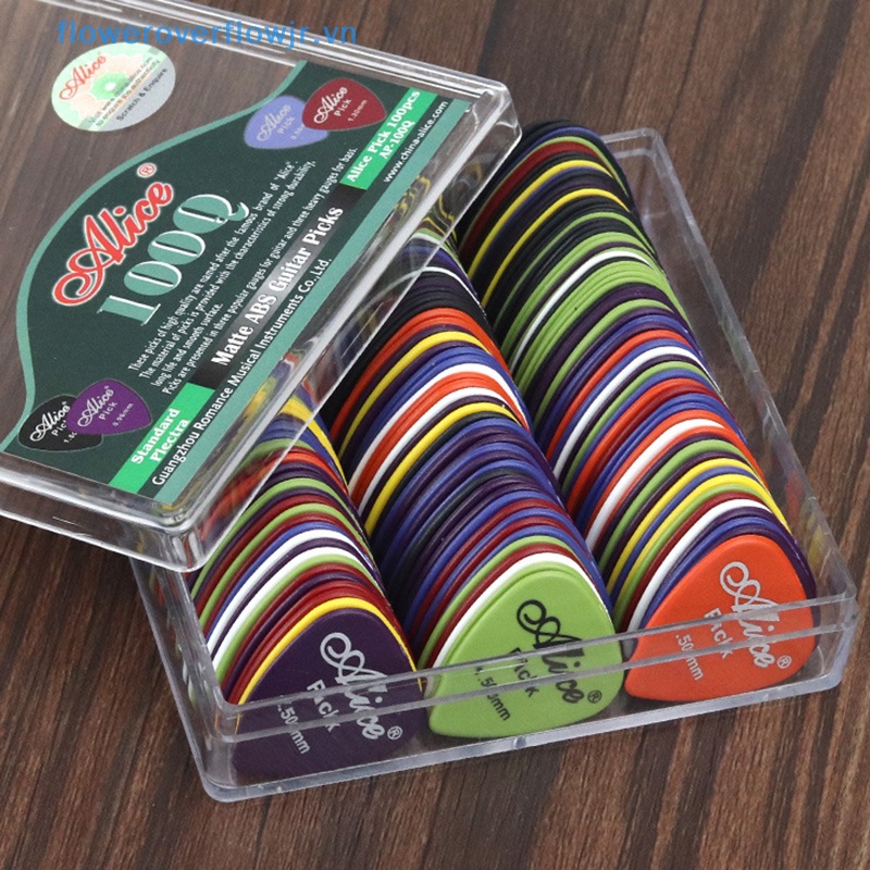 Bộ 30 Miếng Gảy Đàn Alice Bằng Nylon Chống Trượt Cho Ghita Điện