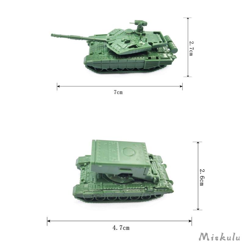 4 Mô Hình Xe Tăng Tên Lửa Tỉ Lệ 1 / 144 Trang Trí