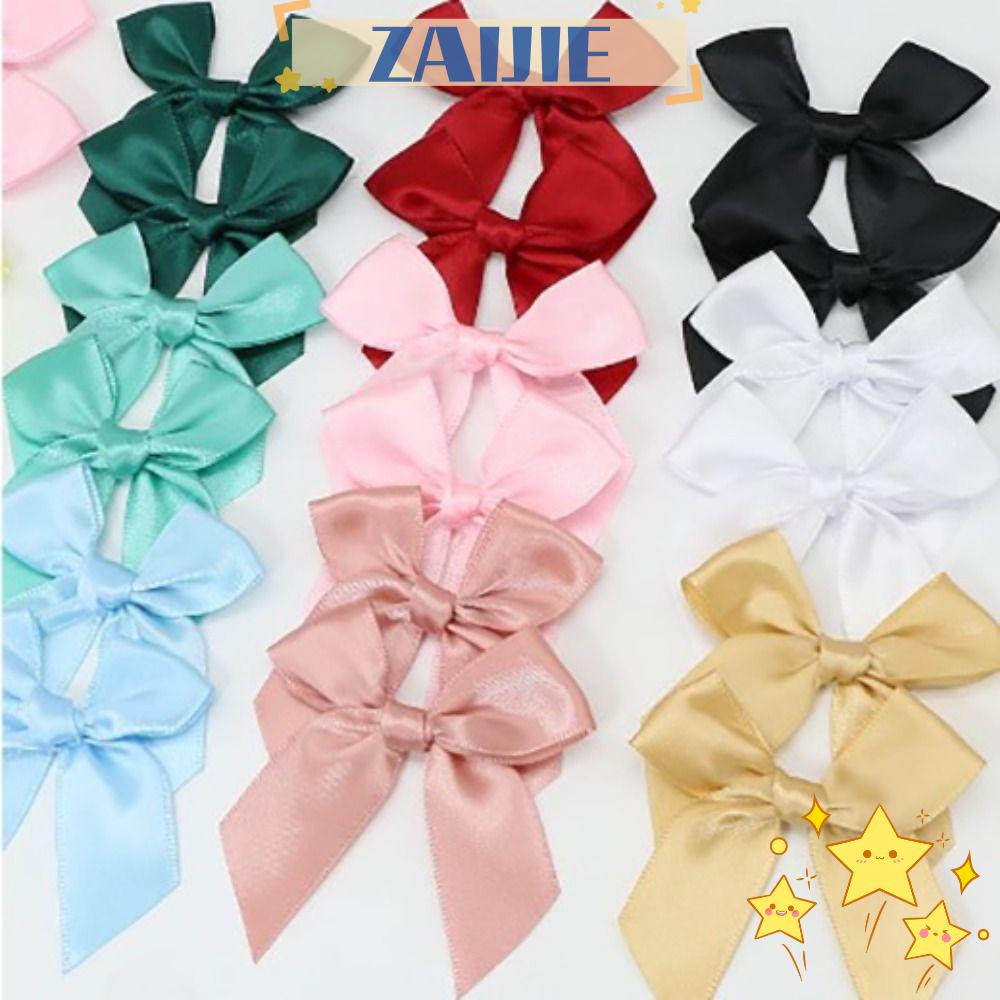 24 / 50 Nơ Ruy Băng Trang Trí Giáng Sinh Bằng Vải Satin