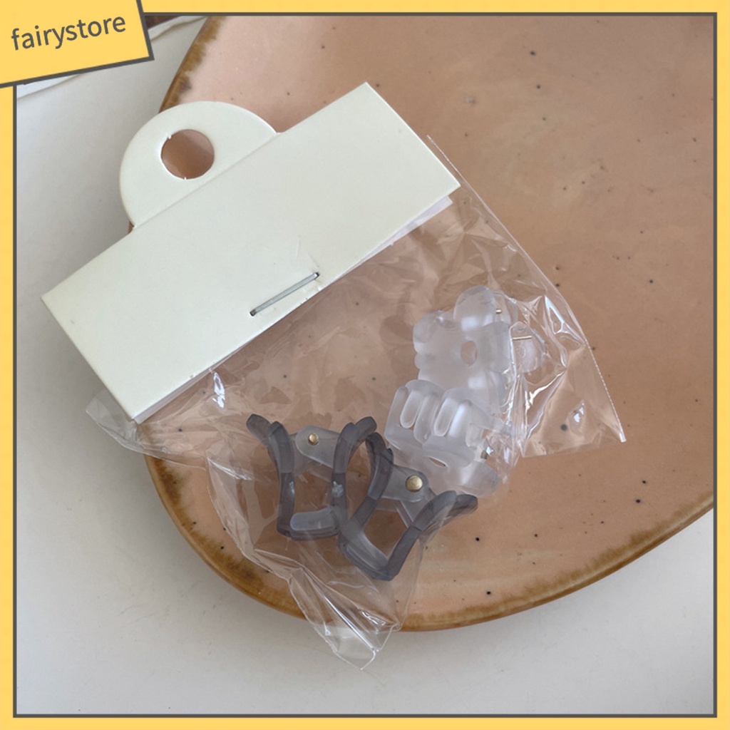 Bộ 4 Kẹp Tóc Hình Hoa Mini Xinh Xắn Cho Bé Gái