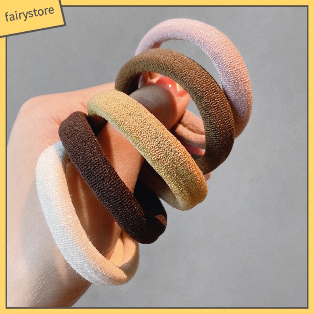 Bộ 20 Dây Cột Tóc Cao Su Co Giãn Có Thể Tái Sử Dụng Cho Nữ