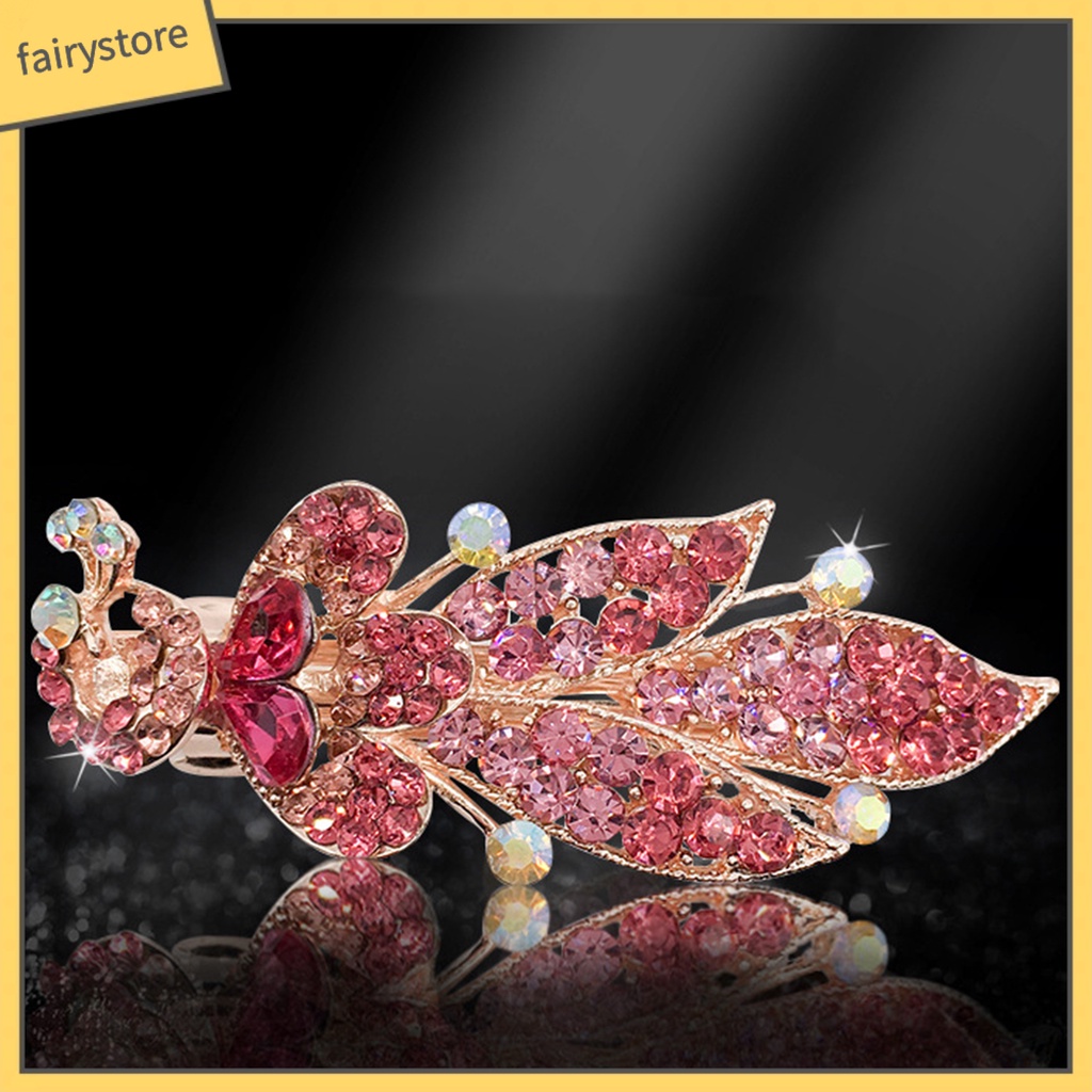 Kẹp Tóc Hợp Kim Đính Đá Nhiều Kiểu Dáng Cho Nữ