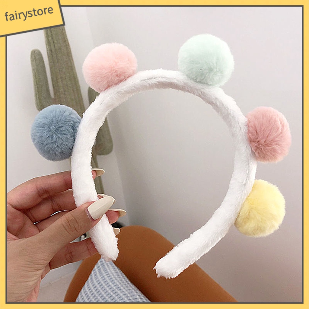 Băng Đô Nhung Lông Màu Sắc Kẹo Ngọt Thời Trang Thu Đông Dành Cho Nữ