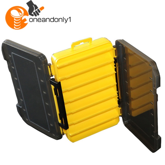 Hộp Đựng Mồi Câu Cá Bằng Nhựa Hai Mặt 12 14