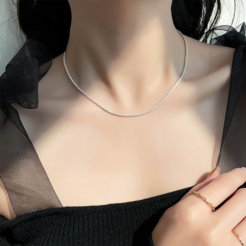 PAPAOZHU Vòng Cổ Choker Kim Sa Lấp Lánh Thời Trang Cho Nữ