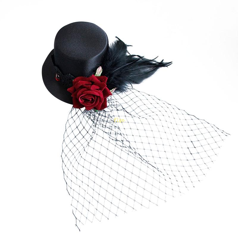 Kẹp Tóc Hình Nón Hóa Trang Phong Cách Trung Cổ Lolita