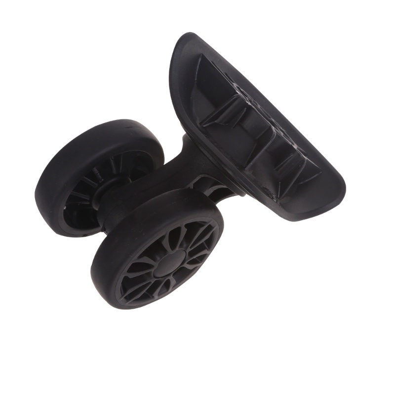 Set 2 Bánh Xe Đẩy Hành Lý Thay Thế Xoay 360 Độ Không Ồn